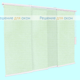 Японская штора РТ  4-х рядный карниз АЛЛЕГРО Б/О 4169 салатовый от производителя жалюзи и рулонных штор РДО