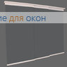 Японская штора Кулисс 3-х рядный карниз АЛЛЕГРО Б/О 1090 темно-серый