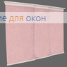 Японская штора Кулисс 3-х рядный карниз МИРАКЛ 893 светло-розовый