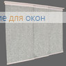Японская штора Кулисс 3-х рядный карниз МИРАНДА 932 Серый шелк