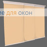 Японская штора Кулисс 4-х рядный карниз ПЛЕЙН 713