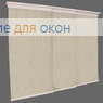 Японская штора Кулисс 3-х рядный карниз СКРИН  2/3 XXL 5% Бежевый